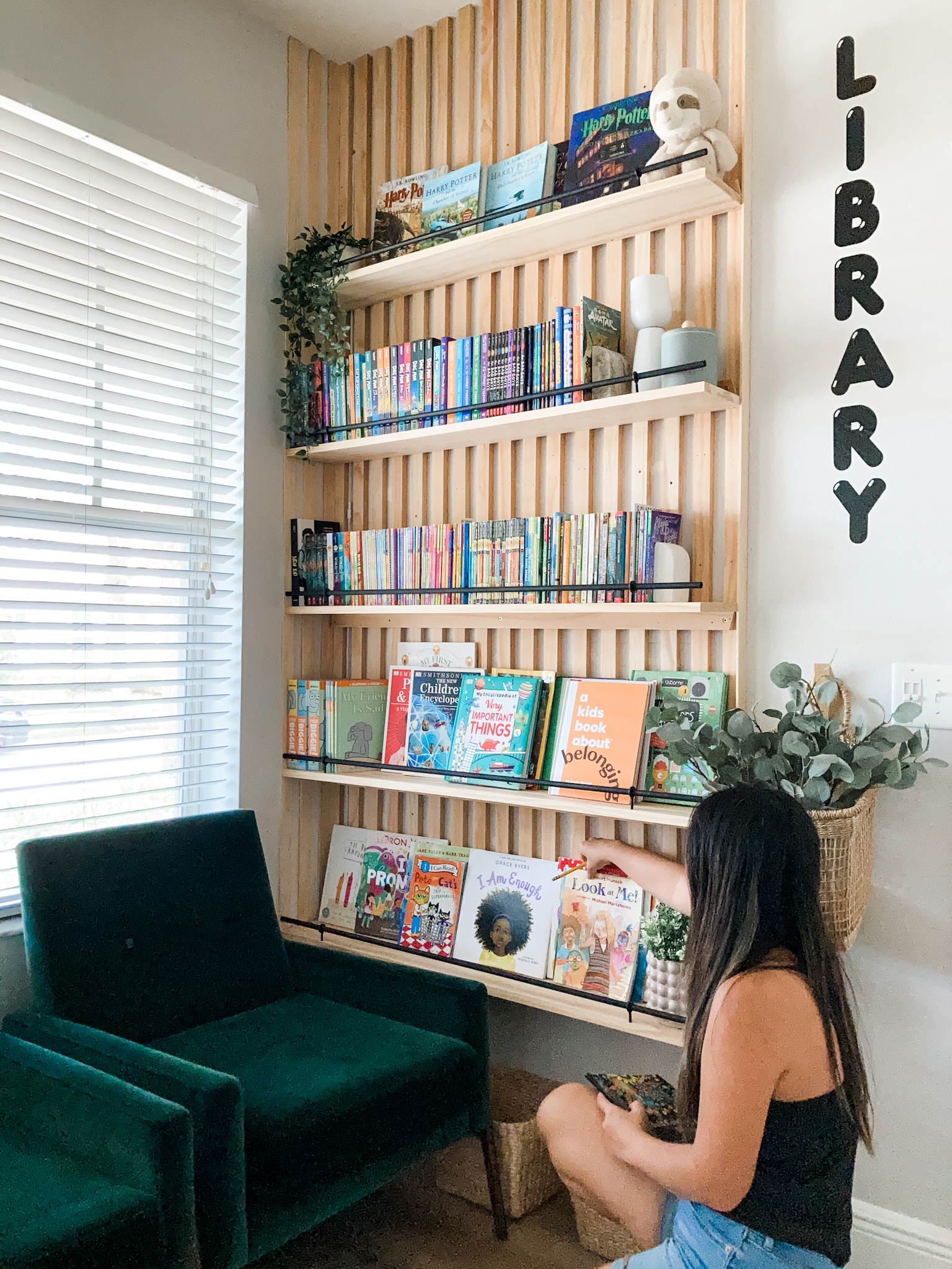 Family Room Built-In - Installing The Top or Header  Built in wall  shelves, Bookshelves diy, Built in shelves living room